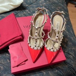 AUTHENTIC Valentino Heels in Red